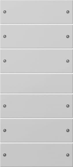 GIRA - GGI2186015 SET BIL. 6-M (3+3) SYSTEM 55 GRIGIO O(VE