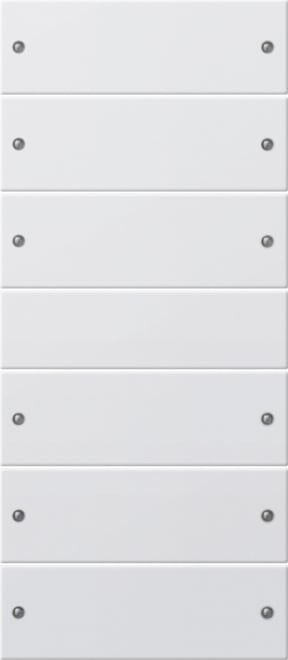 GIRA - GIR218603 Wippenset 6f (3+3) System 55 Reinweiss(l