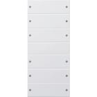 GIRA - GIR218627 Wippenset 6f (3+3) System 55 Reinweiss m