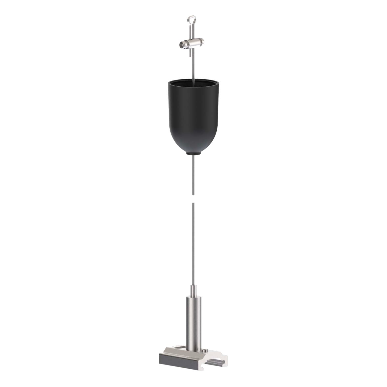 LINEA LIGHT (ILED) - ILD81008 SOSP.L.1,5MT ROS.NERO CON TEND.AUTO