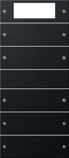 GIRA - GIR2195005 Wippenset 5f Plus (2+3) System 55 Schwar