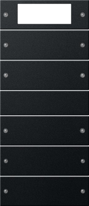 GIRA - GIR2195005 Wippenset 5f Plus (2+3) System 55 Schwar