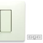 MASTER SRL - MST21MX102-3 MIX PLACCA 2+2+2 POSTI BIANCO ASPEN