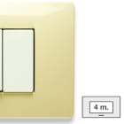 MASTER SRL - MST21MX124 MIX PLACCA 4 POSTI BIANCO PARIGI