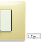 MASTER SRL - MST21MX127 MIX PLACCA 7 POSTI BIANCO PARIGI