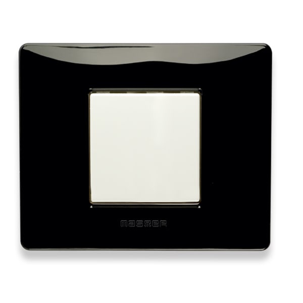 MASTER SRL - MST21MX202 MIX PLACCA 2 POSTI NERO PANTHER