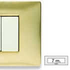 MASTER SRL - MST21MX247 MIX PLACCA 7 POSTI ORO KARAT