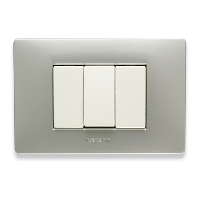 MASTER SRL - MST21MX253 MIX PLACCA 3 POSTI GREY MOON