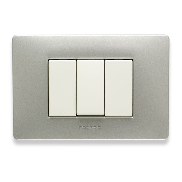 MASTER SRL - MST21MX263 MIX PLACCA 3 POSTI ALUMINIUM