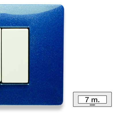 MASTER SRL - MST21MX357 MIX PLACCA 7 POSTI BLU VEGA