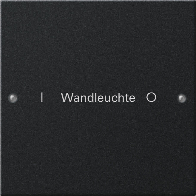 GIRA - GIR2201005 Wippenset 1f beschr. System 55 Schwarz m