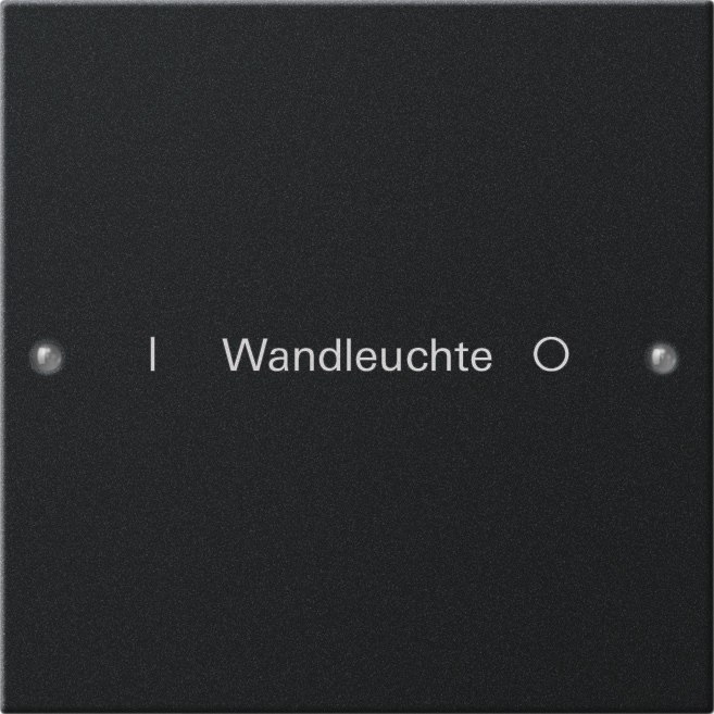 GIRA - GIR2201005 Wippenset 1f beschr. System 55 Schwarz m