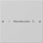 GIRA - GIR2201015 Wippenset 1f beschr. System 55 Grau m(la