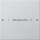 GIRA - GGI220126 Wippenset 1f beschr. System 55 F Alu(lac