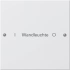 GIRA - GIR220127 Wippenset 1f beschr. System 55 Reinweiss