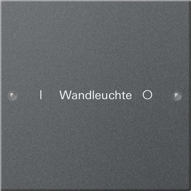 GIRA - GIR220128 Wippenset 1f beschr. System 55 Anthrazit