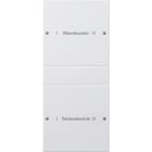 GIRA - GIR220203 Wippenset 2f (1+1) beschr. System 55 Rei