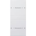 GIRA - GIR220203 Wippenset 2f (1+1) beschr. System 55 Rei