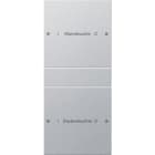 GIRA - GIR220226 Wippenset 2f (1+1) beschr. System 55 F A