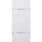 GIRA - GIR220227 Wippenset 2f (1+1) beschr. System 55 Rei