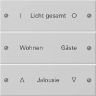 GIRA - GGI2203015 SET BIL. 3-M SCRIV. SYSTEM 55 GRIGIO O(V