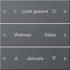 GIRA - GIR220328 Wippenset 3f beschr. System 55 Anthrazit