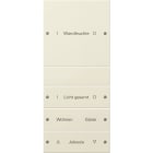 GIRA - GIR220401 Wippenset 4f (1+3) beschr. System 55 Cre