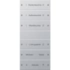 GIRA - GIR220626 Wippenset 6f (3+3) beschr. System 55 F A