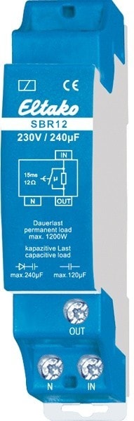 ELTAKO - EAK22100430 Relè limitatore di corrente capacitivo, 1 contatto NO 16 A