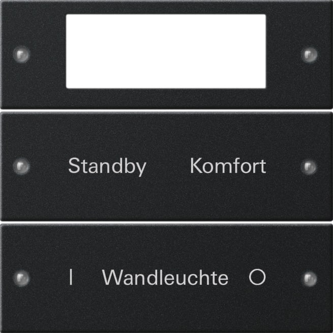 GIRA - GIR2212005 Wippenset 2f Plus beschr. System 55 Schw