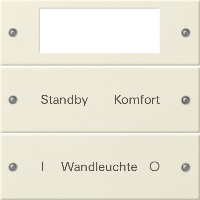 GIRA - GIR221201 Wippenset 2f Plus beschr. System 55 Crem