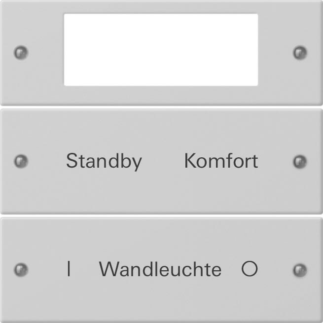 GIRA - GIR2212015 Wippenset 2f Plus beschr. System 55 Grau