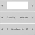 GIRA - GGI2212015 Wippenset 2f Plus beschr. System 55 Grau