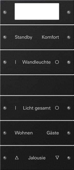 GIRA - GGI2215005 Wippenset 5f Plus (2+3) beschr. System 5