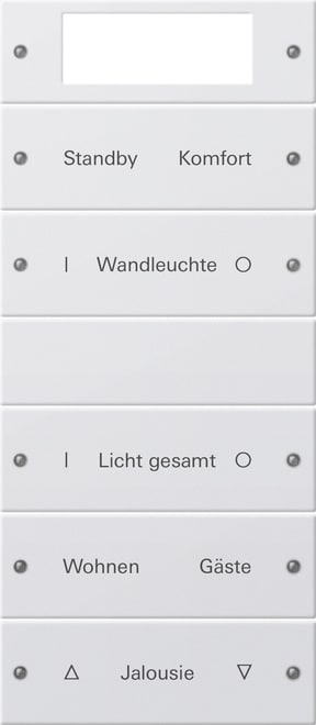 GIRA - GIR221503 Wippenset 5f Plus (2+3) beschr. System 5