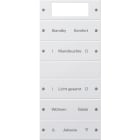 GIRA - GIR221503 Wippenset 5f Plus (2+3) beschr. System 5