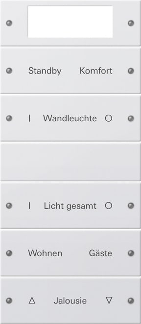 GIRA - GIR221527 Wippenset 5f Plus (2+3) beschr. System 5