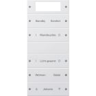 GIRA - GIR221527 Wippenset 5f Plus (2+3) beschr. System 5