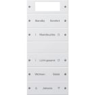 GIRA - GIR221527 Wippenset 5f Plus (2+3) beschr. System 5