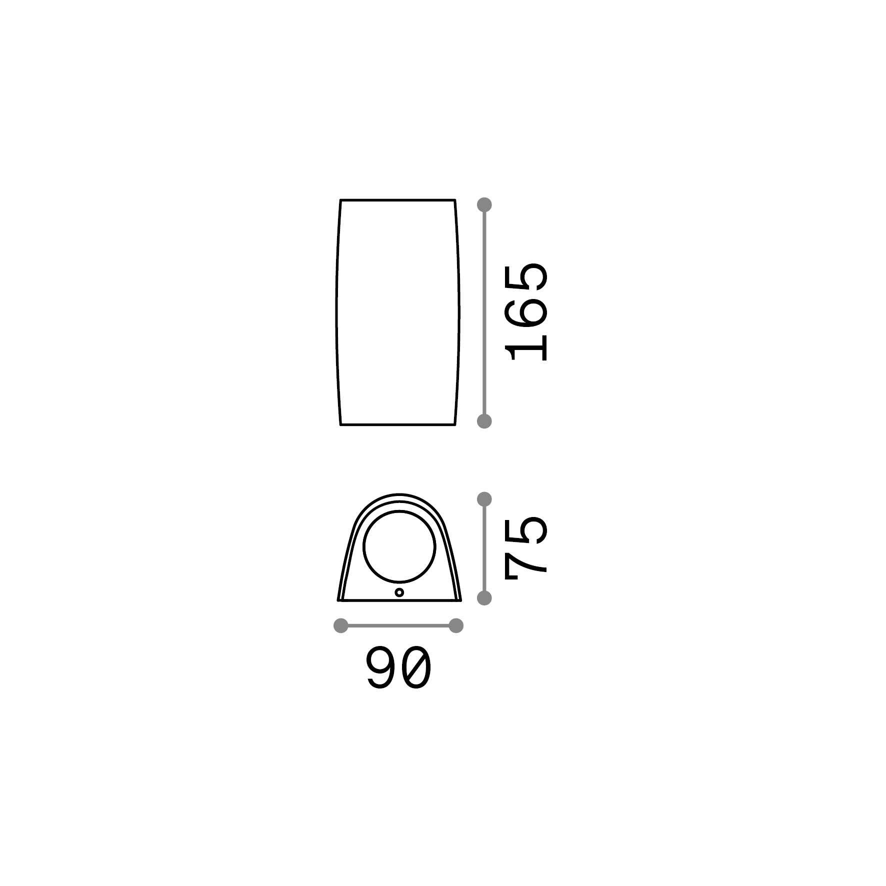 IDEAL LUX SRL - IUX222967 ARCA TRACK 14W 3000K BK