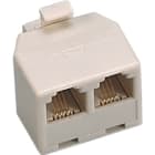 FANTON SRL - FME22350 SPINA/PRESA 2 LINEE IN 1 PLUG RJ11 AV