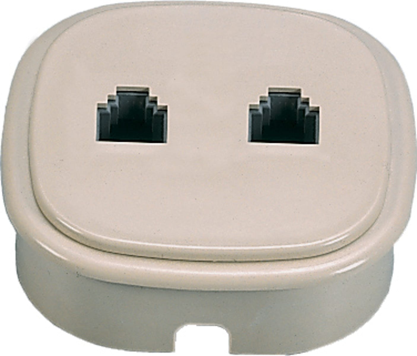 FANTON SPA - FME22380 PRESA 2 PLUG RJ11 DA INCASSO AV
