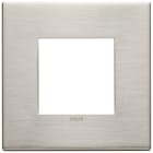 VIMAR SPA - VIW22642.11 Placca 2M nichel spazzolato