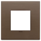 VIMAR SPA - VIW22642.12 Placca 2M bronzo scuro spazzolato
