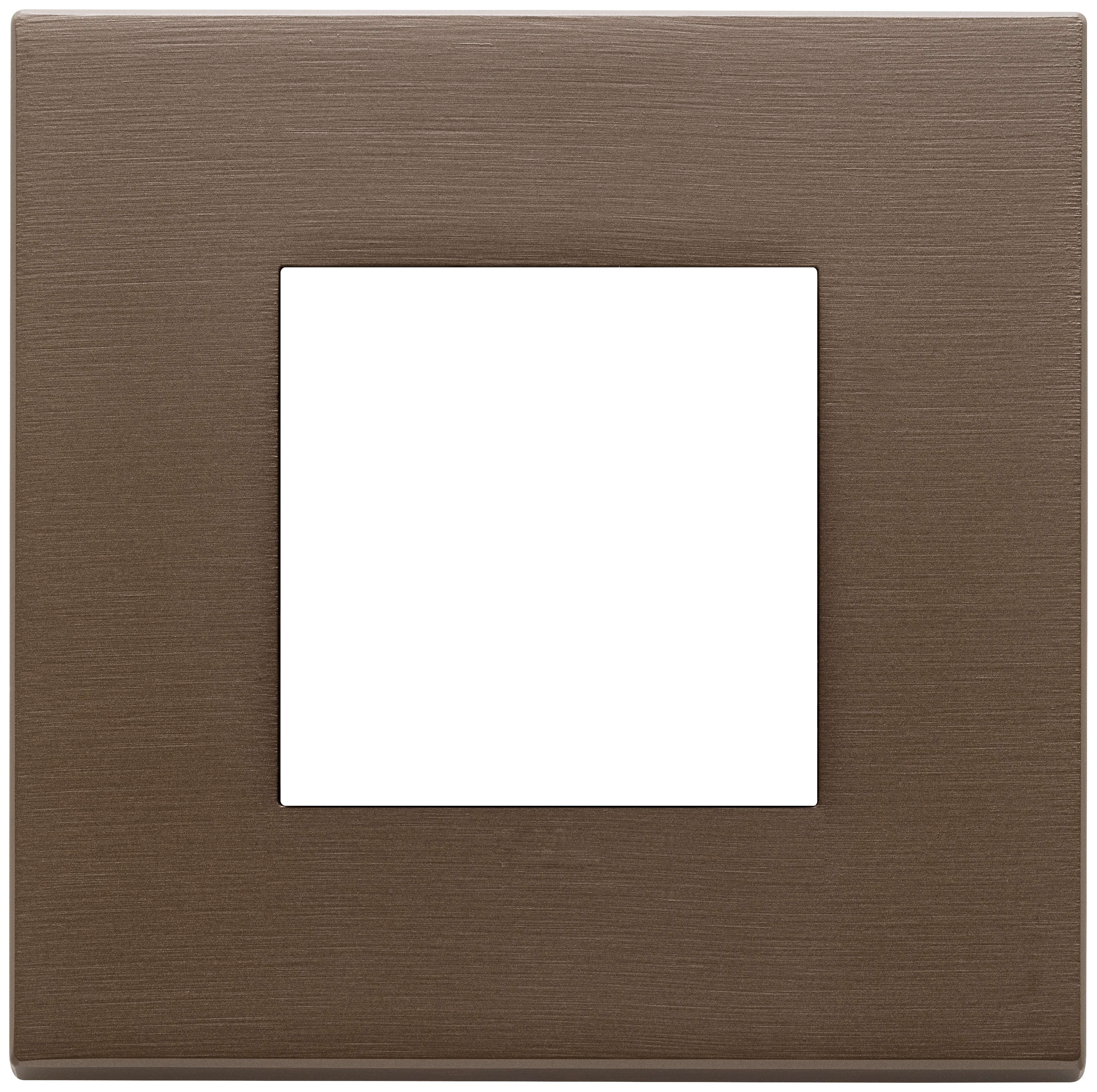 VIMAR SPA - VIW22642.12 PLACCA 2M BRONZO SCURO SPAZZOLATO