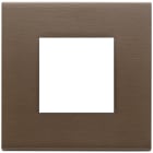 VIMAR SPA - VIW22642.12 PLACCA 2M BRONZO SCURO SPAZZOLATO