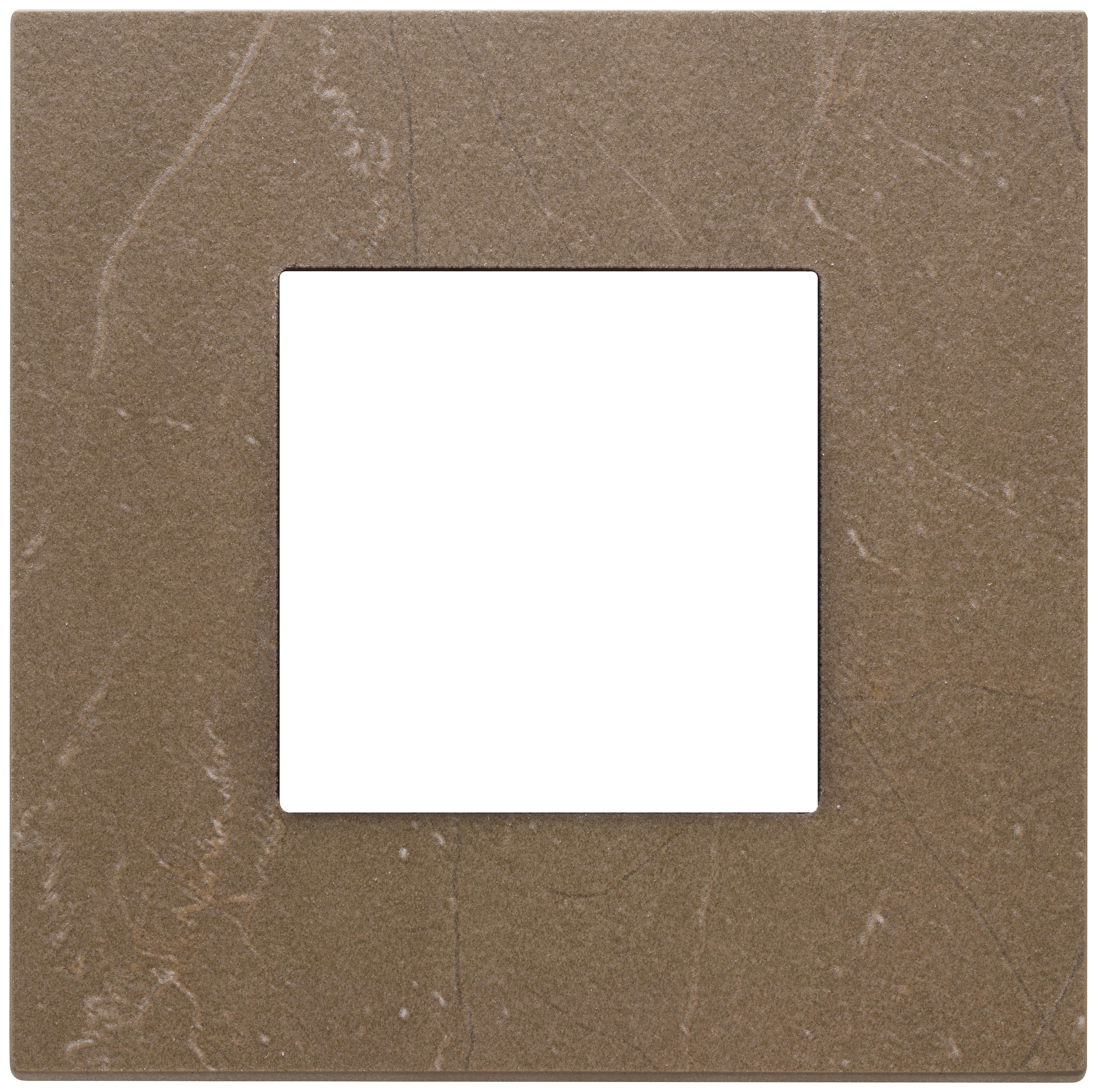 VIMAR SPA - VIW22642.52 PLACCA 2M COFFEE BROWN