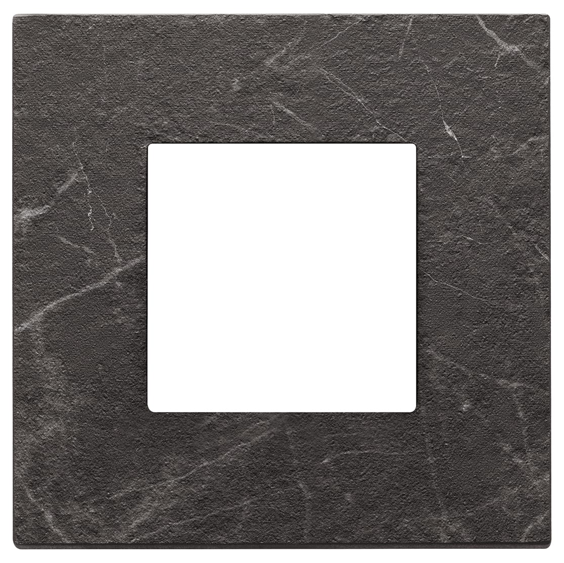 VIMAR SPA - VIW22642.53 Placca 2M nero Marquina