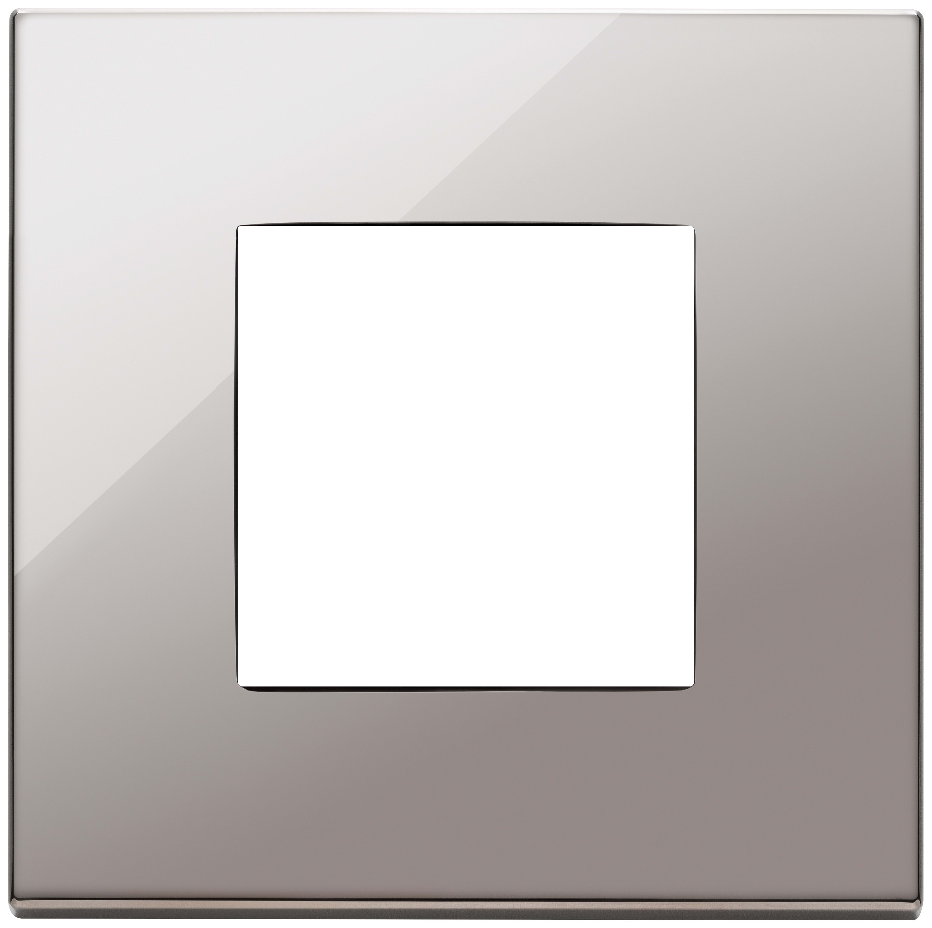 VIMAR SPA - VIW22642.83 PLACCA 2M CROMO NERO