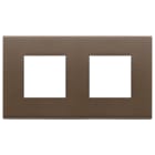 VIMAR SPA - VIW22643.12 Placca 4M (2+2)int71 bronzo scuro spazz.